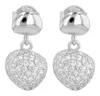 "Karin" 925/- Echt Silber Ohrstecker mit Hänger, Produktbild-Vorschau 3
