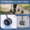 Faltbarer Gehwagen, Leichter Rollator, Höhenverstellbar Produktbild-Vorschau 4