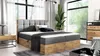 Boxspringbett Schlafzimmerbett KALYPSO 200x200cm Stoff Grau Produktbild-Vorschau 1