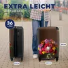 MuchoWow® Koffer Handgepäck Trolley Rollkoffer Kleine Produktbild-Vorschau 5