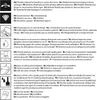 A grid of icons and text describing product features in multiple languages. Produktbild-Vorschau