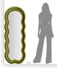 FURNLUX Lustro ścienne Miki Green 60cm / Kolor główny: Podgląd zdjęcia produktu 6