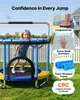 VEVOR Trampolin Mini für Kinder mit Haltestange Produktbild-Vorschau 4