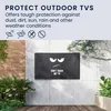 kwmobile 43" TV Abdeckung Outdoor - TV Abdeckung - Outdoor Produktbild-Vorschau 3