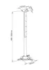 TECHLY Universal Deckenhalterung fuer Beamer und Produktbild-Vorschau 3
