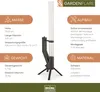 Ohniště GARDENFLARE - nerezový sloupek a hořák na pelety - Náhled obrázku produktu 9