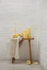 UYUNI LIGHTING Pillar LED-Kerze Rustic wheat yellow 15,2cm Produktbild-Vorschau 8