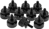 InLine Rändelschrauben für Gehäuse, Alu, schwarz, 10er Produktbild-Vorschau 1