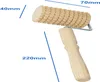 3 tlg. Massageroller Set Holz Naturbelassen für Rücken Produktbild-Vorschau 3