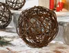 Boule décorative en osier naturel, Ø 30 cm, boule en osier Voir les images du produit 1