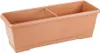 1+1 Blumentopf mit Wasserreservoir - Terracotta Produktbild-Vorschau 1