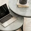 HOMCOM Couchtisch rund 2er Set Stapelbarer Wohnzimmertisch Produktbild-Vorschau 9
