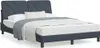 Bett mit Matratze Dunkelgrau 120x200 cm Samt Produktbild-Vorschau 2