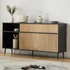 Commode élégante en chêne avec 4 portes coulissantes et 1 Voir les images du produit 7