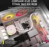 CORSAIR WAK iCUE LINK TITAN 360 RX RGB White AIO 360mm Anteprima dell’immagine prodotto 15