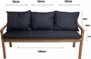 Coussins pour banc de jardin | Coussin d'assise 150x50x7 + Voir les images du produit 3