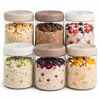 Deleca Overnight Oats Gläser 6er Set 500 ml, Vorratsgläser Produktbild-Vorschau 1