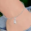 Süße kleine Katze Charm Anhänger für Armband I Echtschmuck Produktbild-Vorschau