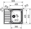 Franke Maris Argos Flächenb. Edelstahlspüle AGX 211-62 Produktbild-Vorschau 5