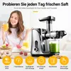 AMZCHEF Slow Juicer Entsafter mit 2 Geschwindigkeitsmodi, Produktbild-Vorschau 4