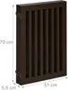 Relaxdays Absperrgitter, freistehendes Schutzgitter, HxB: Produktbild-Vorschau 8