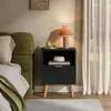 Set di due comodini "Nand", con 1 cassetto e 1 vano aperto, Anteprima dell’immagine prodotto 5