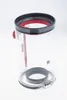 A clear plastic dustbin for a Dyson vacuum cleaner, shown against a white background. Produktbild-Vorschau