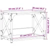 Druckerständer 2 Ablagen Sonoma-Eiche 44x26x31,5 cm Produktbild-Vorschau 9