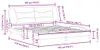 vidaXL Rám postele bez matraca "Hvar" biely 180x200 cm Náhľad obrázku produktu 8