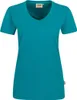 HAKRO V-T-Shirt Mikralinar Damen #181 Gr. 4XL smaragd Produktbild-Vorschau 1