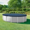 Intex Deluxe Pool Abdeckplane Rund Frame Ø 457 cm Blau Produktbild-Vorschau 7
