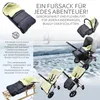 BAMBINIWELT Winterfußsack Fußsack universal  90cm für Produktbild-Vorschau 3
