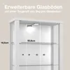 K-Möbel Hängevitrine in Weiss (80x60x25 cm) mit 2 Produktbild-Vorschau 5