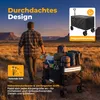 Faltbarer Bollerwagen Handwagen Strandwagen 200L Produktbild-Vorschau 4