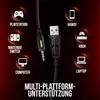 Strex Gaming Headset mit Mikrofon Rot - PC + PS4 + PS5 + Produktbild-Vorschau 8