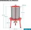 Wiltec Presse hydraulique – 480 x 480 x 900 mm – capacité Voir les images du produit 7