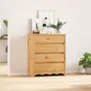 vidaXL Commode Drammen chêne 76,5 x 40 x 91 cm pin massif Voir les images du produit 2