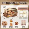 Capybara Federmäppchen 5 Fächer mit 6 Stiften und Produktbild-Vorschau 2