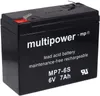 Powery Bleiakku (multipower) MP7-6S Produktbild-Vorschau 1