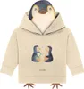 Mr. & Mrs. Panda Organic Baby Hoodie Pinguin Pärchen 24. - Produktbild-Vorschau 2