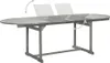 vidaXL Garten-Esstisch (160-240)x100x75 cm Massivholz Produktbild-Vorschau 3