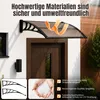 Peviasot Vordach Haustür mit Regenrinne 150 x 100 cm, Produktbild-Vorschau 4