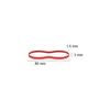 Kancelářské Gumičky 1.5Mmx3Mm Průměr 50Mm 1000G Červená Náhled obrázku produktu 2
