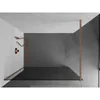 Mexen Kioto Walk-in Duschwand 90 x 200 cm, grafit 8 mm, Produktbild-Vorschau 4