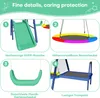 Multifunktionales Outdoor-Kinder-Schaukel-Set, mit Rutsche, Produktbild-Vorschau 4