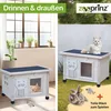 zooprinz Katzenhaus Felix | mit Plüschmaus | Wetterfest | Produktbild-Vorschau 7