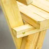Aga Dřevěná zahradní lavice 116x56x80 cm Přírodní Náhled obrázku produktu 4
