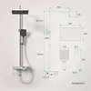 Sprchový systém EMKE s termostatem Sprchový set z nerezové Náhled obrázku produktu 14
