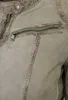 J. Gillie - Damen Lederjacke Lammnubuk Racing-Jacke sand Produktbild-Vorschau 5