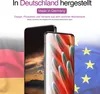 Marketing image for a product made in Germany, featuring two smartphones and flags of Germany and the EU. Produktbild-Vorschau